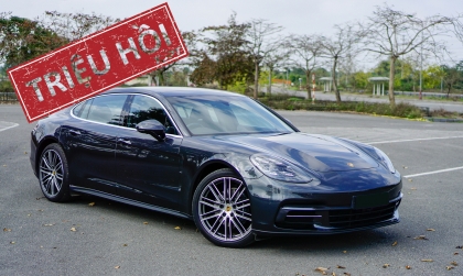 Triệu hồi Porsche Panamera tại Việt Nam vì hệ thống bơm nước điều hoà